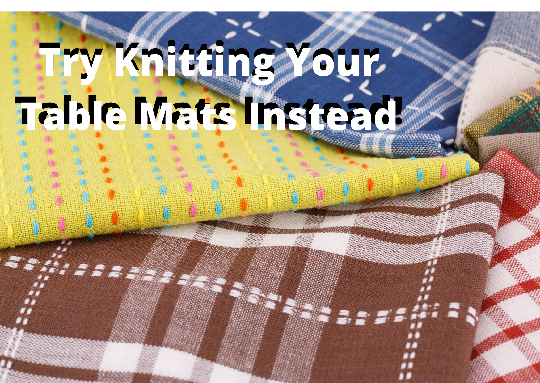 knitting your table mats