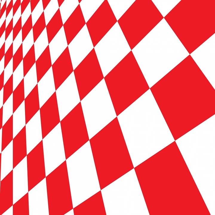 knit checkerboard pattern