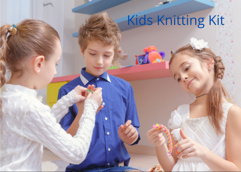 kids knitting kit