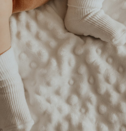 baby blanket using bobble wool
