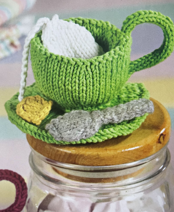 how to knit a cup